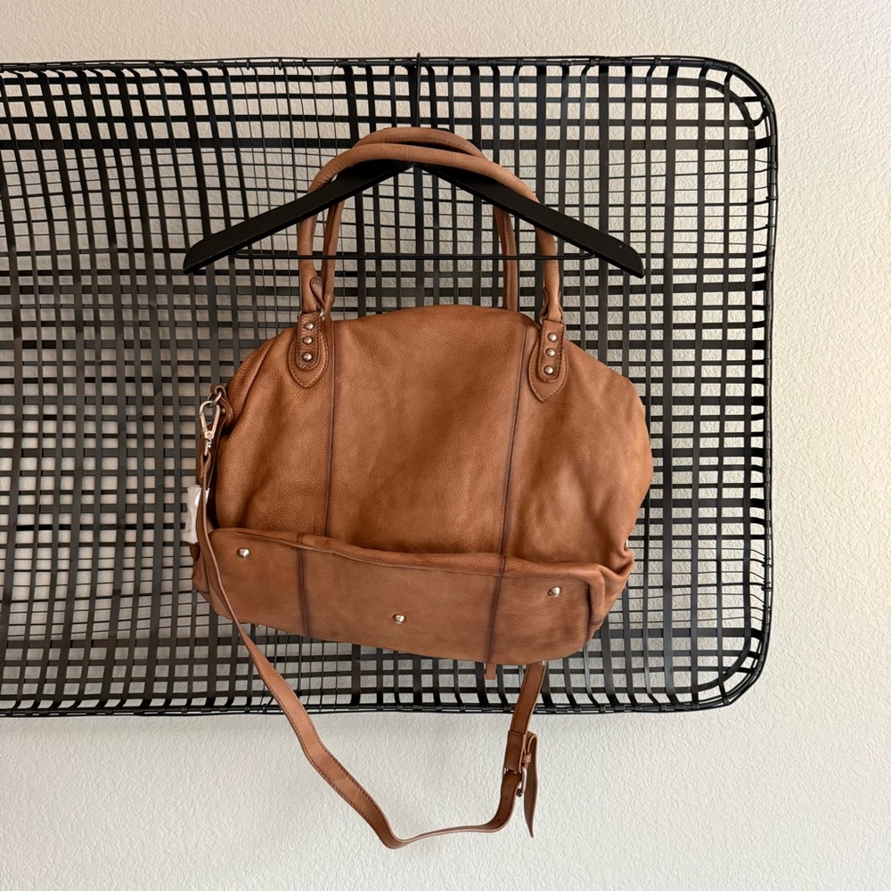 Free people We The Free Emerson Tote Bag saddle - Picture 8 of 9
